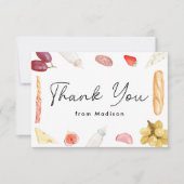 Boards and Bottles Charcuterie Baby Shower Bedankkaart (Voorkant)