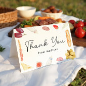 Boards and Bottles Charcuterie Baby Shower Bedankkaart