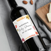 Boards and Bottles Charcuterie Baby Shower Wijn Etiket