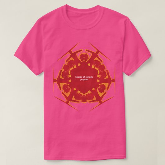 Boards of Canada Geogaddi kleur T-shirt (Design voorkant)