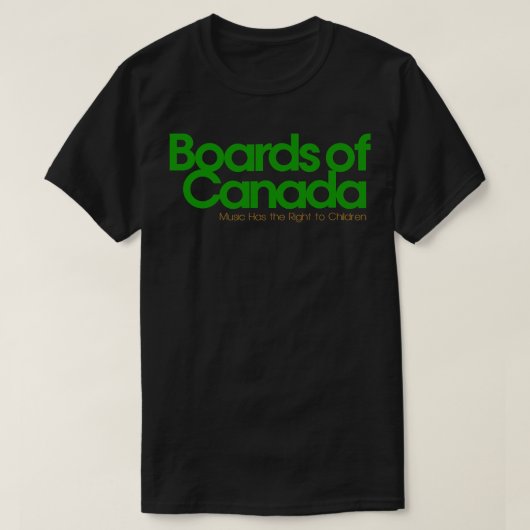Boards of Canada Retro Fan Design T-shirt (Design voorkant)