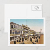 Boardwalk at Atlantic City 1900 Briefkaart (Voorkant / Achterkant)