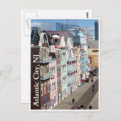 Boardwalk at Atlantic City, New Jersey Briefkaart (Voorkant / Achterkant)