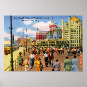 Boardwalk, Atlantic City Poster