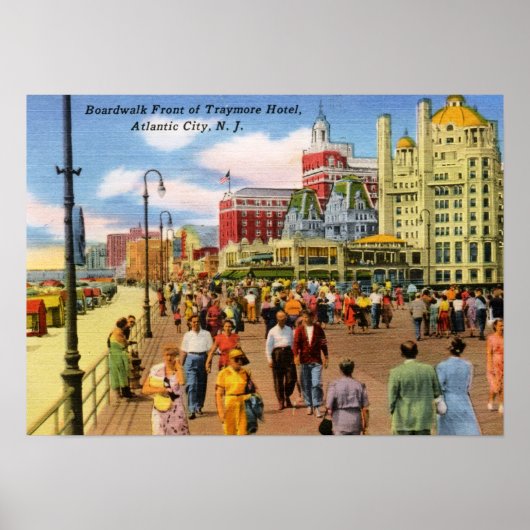 Boardwalk, Atlantic City  Poster (Voorkant)