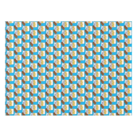 Boardwalk Beach French Fries Chips Fried Potato Tafelkleed (Voorkant (Horizontaal))