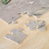 Boardwalk Beach in Trouville Monet Fine Art Legpuzzel (Zijkant)