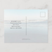 Boardwalk Black n White New Address Briefkaart (Achterkant)