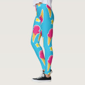 Boardwalk Bliss: Ice Cream & Stars Leggings (Links)