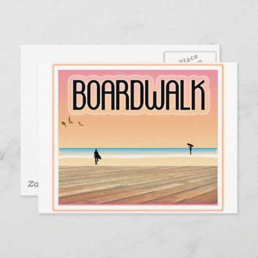 Boardwalk Briefkaart (Voorkant / Achterkant)