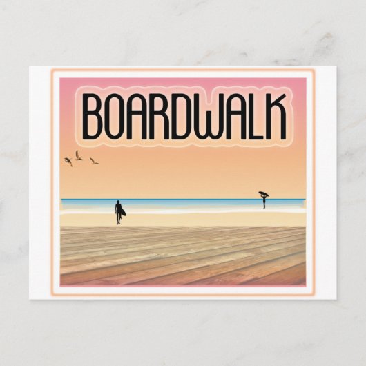 Boardwalk Briefkaart (Voorkant)
