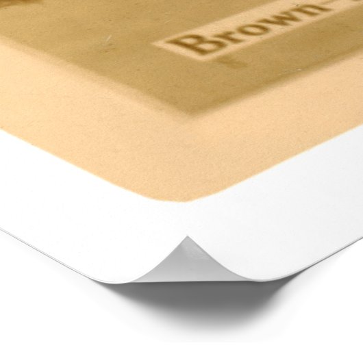 Boardwalk Brown Athletics Baseball 1914 Poster (Hoek)