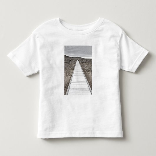 Boardwalk door de woestijn kinder shirts (Voorkant)