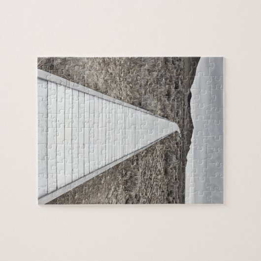 Boardwalk door de woestijn legpuzzel (Horizontaal)