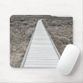 Boardwalk door de woestijn muismat (Met muis)
