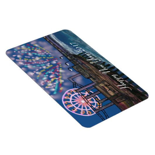 Boardwalk Fireworks Nieuwjaar Magneet (Rechterzijde)