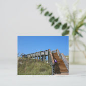 Boardwalk, Florida, Cape San Bur strand afbeelding Briefkaart (Staand voorkant)