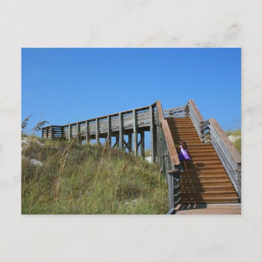 Boardwalk, Florida, Cape San Bur strand afbeelding Briefkaart (Voorkant)