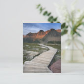 Boardwalk in Waterton Glacier International Briefkaart (Staand voorkant)