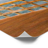 Boardwalk Lamppost Seal Beach Digital Art Poster (Hoek)