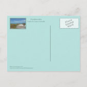 BOARDWALK NAAR BEACH/UW BEACH WACHT Briefkaart (Achterkant)