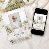 Boardwalk naar Beach Waterverf Viering van het lev Kaart