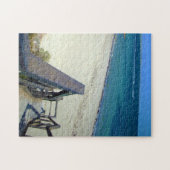 Boardwalk naar de oceaan, legpuzzel (Horizontaal)