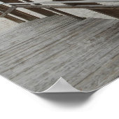 Boardwalk naar Sugary White Sands Poster (Hoek)