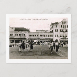 Boardwalk, Ocean Grove, New Jersey  Briefkaart