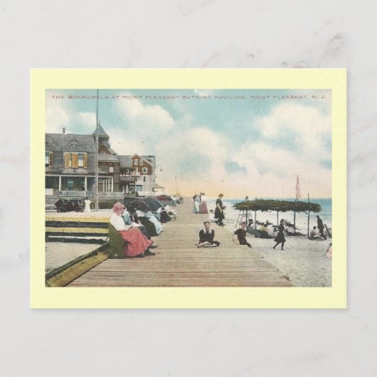Boardwalk, Point Pleasant, New Jersey  Briefkaart (Voorkant)