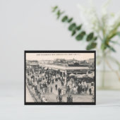 Boardwalk Scene, Asbury Park, NJ 1930s  Briefkaart (Staand voorkant)