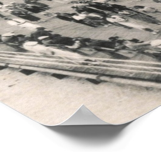 Boardwalk Scene, Asbury Park, NJ 1930s  Poster (Hoek)