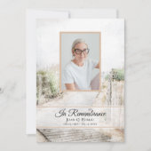 Boardwalk to Beach Death Jubileum Memorial Kaart (Voorkant)