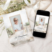 Boardwalk to Beach Death Jubileum Memorial Kaart