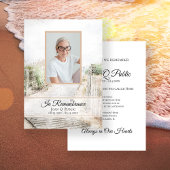 Boardwalk to Beach Death Jubileum Memorial Kaart