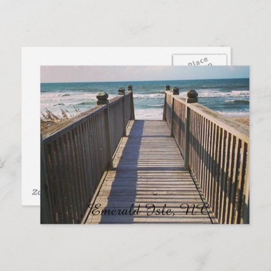 Boardwalk to the Beach Postcard Briefkaart (Voorkant / Achterkant)