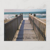 Boardwalk to the Beach Postcard Briefkaart (Voorkant)