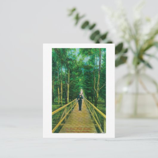 Boardwalk-Uitzicht bij Presidio Briefkaart (Staand voorkant)