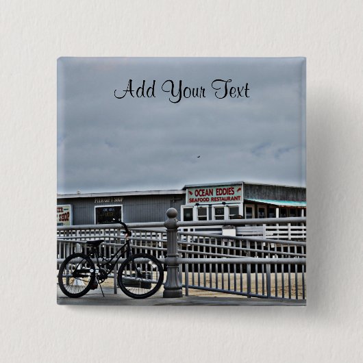 Boardwalk van Shirley Taylor Vierkante Button 5,1 Cm (Voorkant)