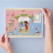 Boardwalk Victoriana Beach Gender onthullen Chip B Flyer (Hand)