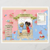 Boardwalk Victoriana Beach Gender onthullen Chip B Flyer (Voorkant)