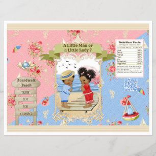 Boardwalk Victoriana Beach Gender onthullen Chip B Flyer