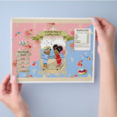 Boardwalk Victoriana Beach Gender onthullen Chip B Flyer (Hand)