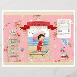 Boardwalk Victoriana Beach Summer Chip Bag Flyer