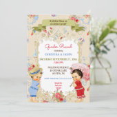 Boardwalk Victoriana Beach Summer Gender onthullin Kaart (Staand voorkant)