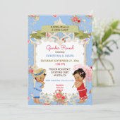 Boardwalk Victoriana Beach Summer Gender onthullin Kaart (Staand voorkant)