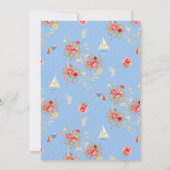 Boardwalk Victoriana Beach Summer Gender onthullin Kaart (Achterkant)