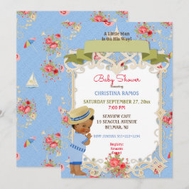 Boardwalk Victoriana Beach Zomer Baby Shower Kaart