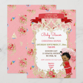 Boardwalk Victoriana Strand Zomer Baby Shower Kaart
