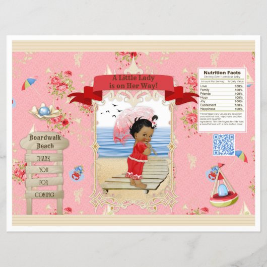 Boardwalk Victoriana Strand Zomer Chipszak Flyer (Voorkant)